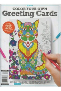 Blissful Color-Your-Own Greeting Cards Magazine